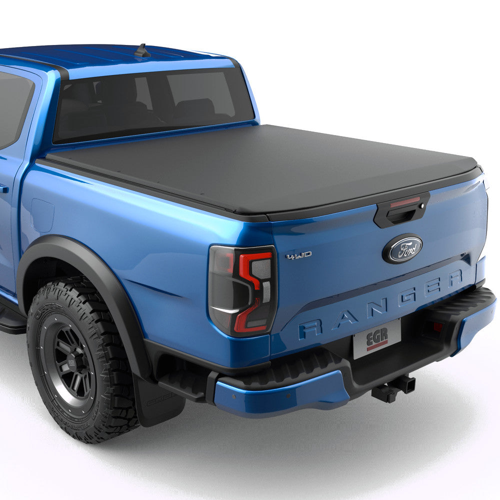 EGR Soft Tonneau Cover — Ford Ranger RA 2022-Dual Cab (Open Deck (No Cabin Guard, No Sports Bars))