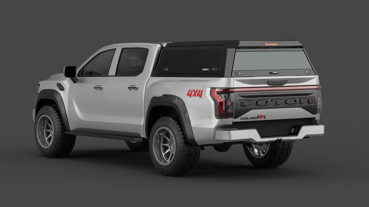 ForgedX Aluminium Ute Canopy - to suit Foton Tunland G9 2025-on - RIVAL 4x4 Australia