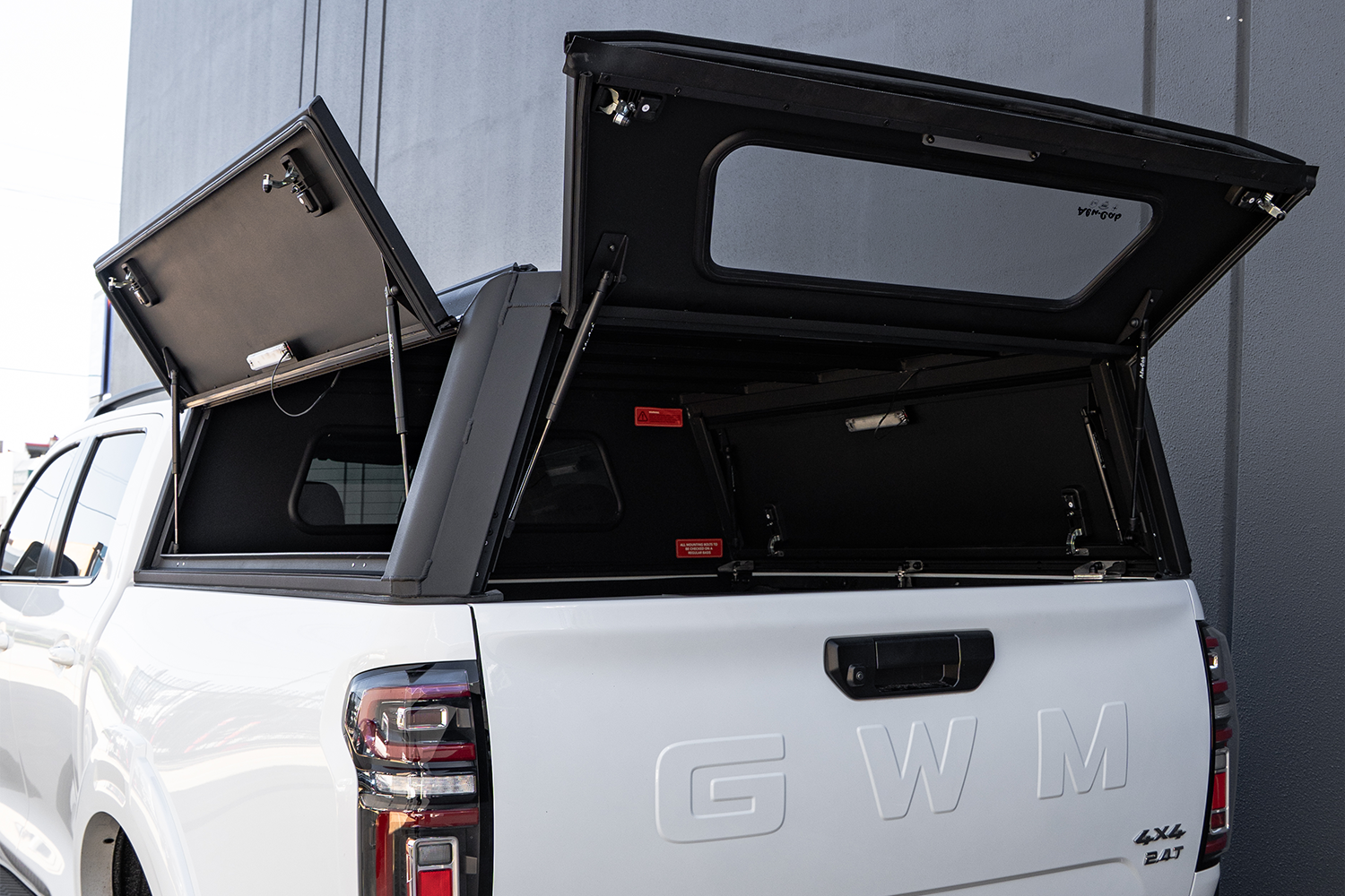Alu-Cab Explorer Canopy for GWM Cannon fitted to GWM Cannon — Rival 4x4 Australia