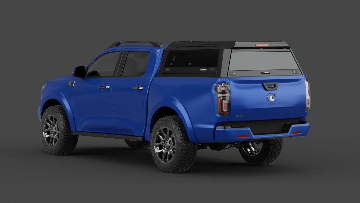 ForgedX Aluminium Ute Canopy - to suit GWM Cannon Dual Cab 2020+ - RIVAL 4x4 Australia