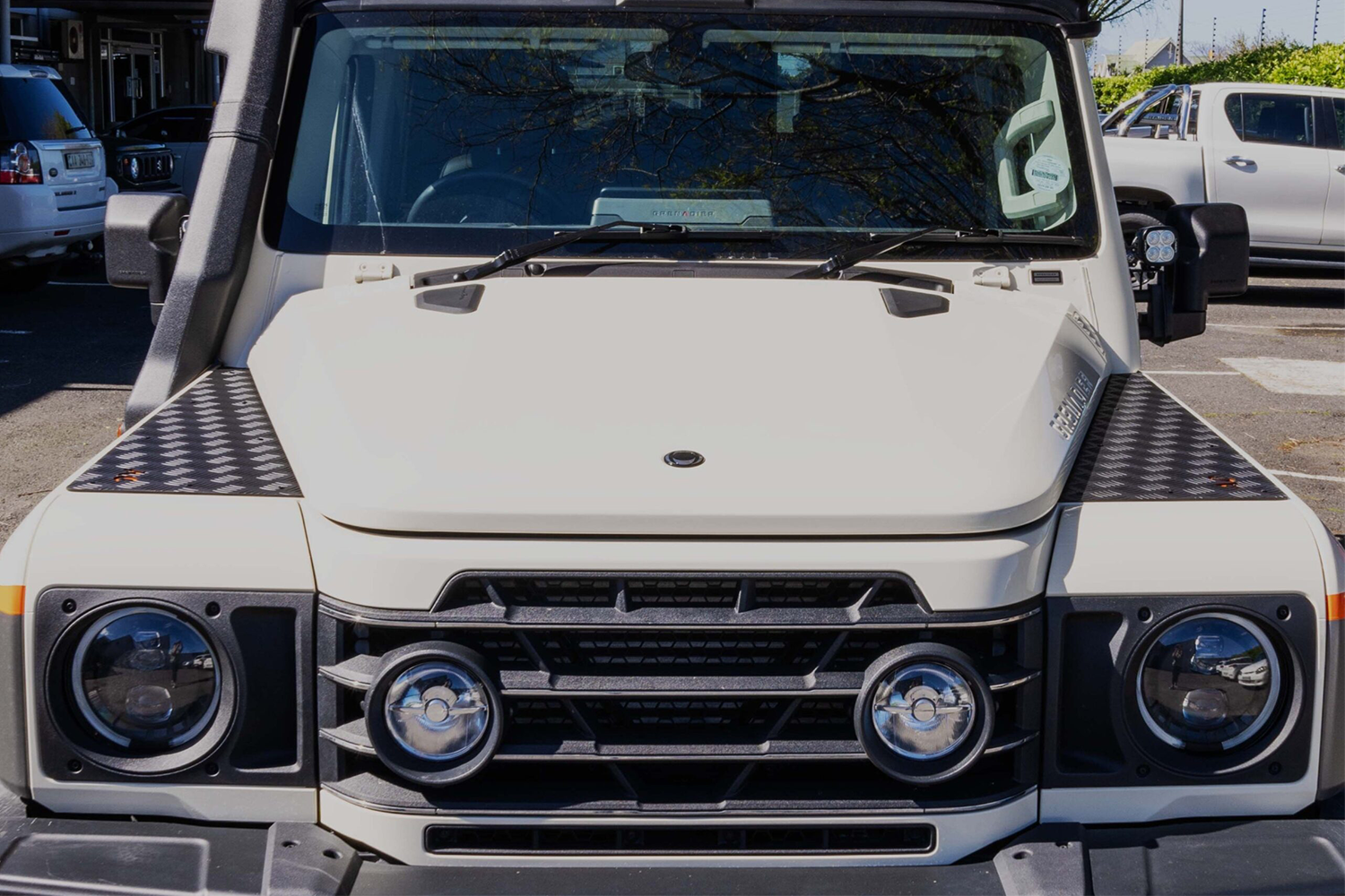 Alu-Cab INEOS Grenadier Fender Plates fitted to INEOS Grenadier — Rival 4x4 Australia