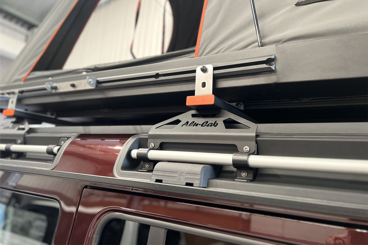 Alu-Cab INEOS Grenadier Load Bar Feet fitted to INEOS Grenadier — Rival 4x4 Australia