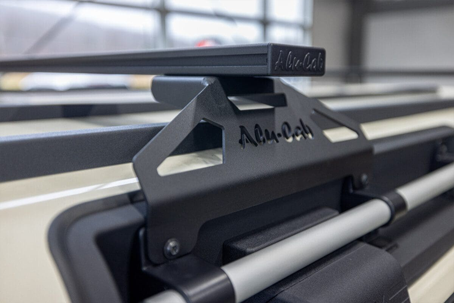 Alu-Cab INEOS Grenadier Load Bar Feet fitted to INEOS Grenadier — Rival 4x4 Australia