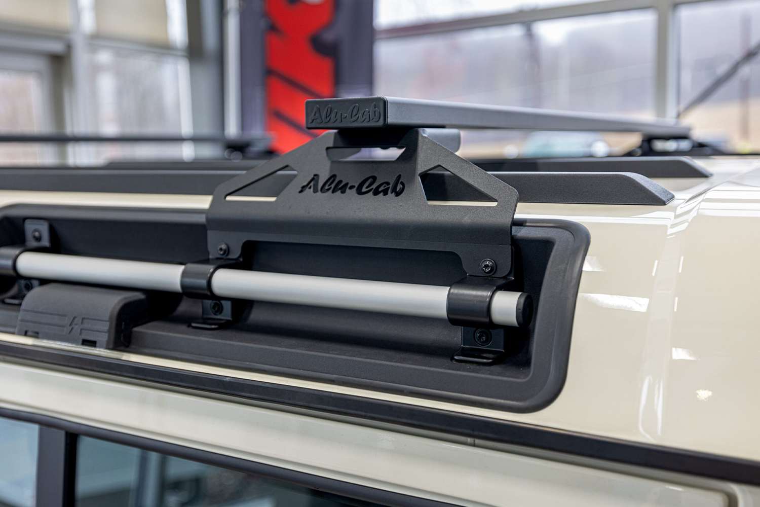 Alu-Cab INEOS Grenadier Load Bar Feet fitted to INEOS Grenadier — Rival 4x4 Australia