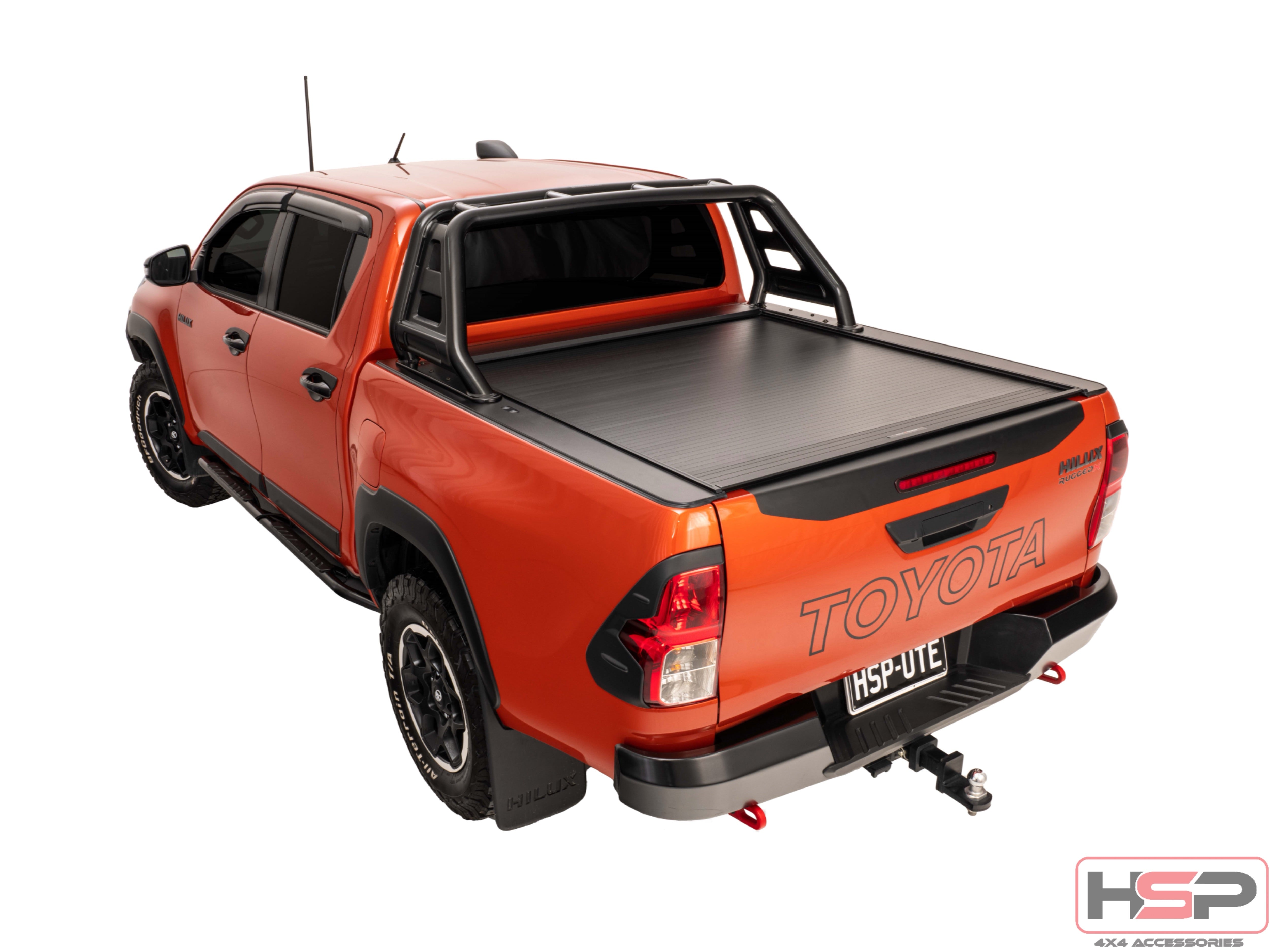 HSP Retractable Tonneau — HSP Retractable Tonneau for Toyota Hilux Revo (A-Deck) — Rugged X Sports Bar