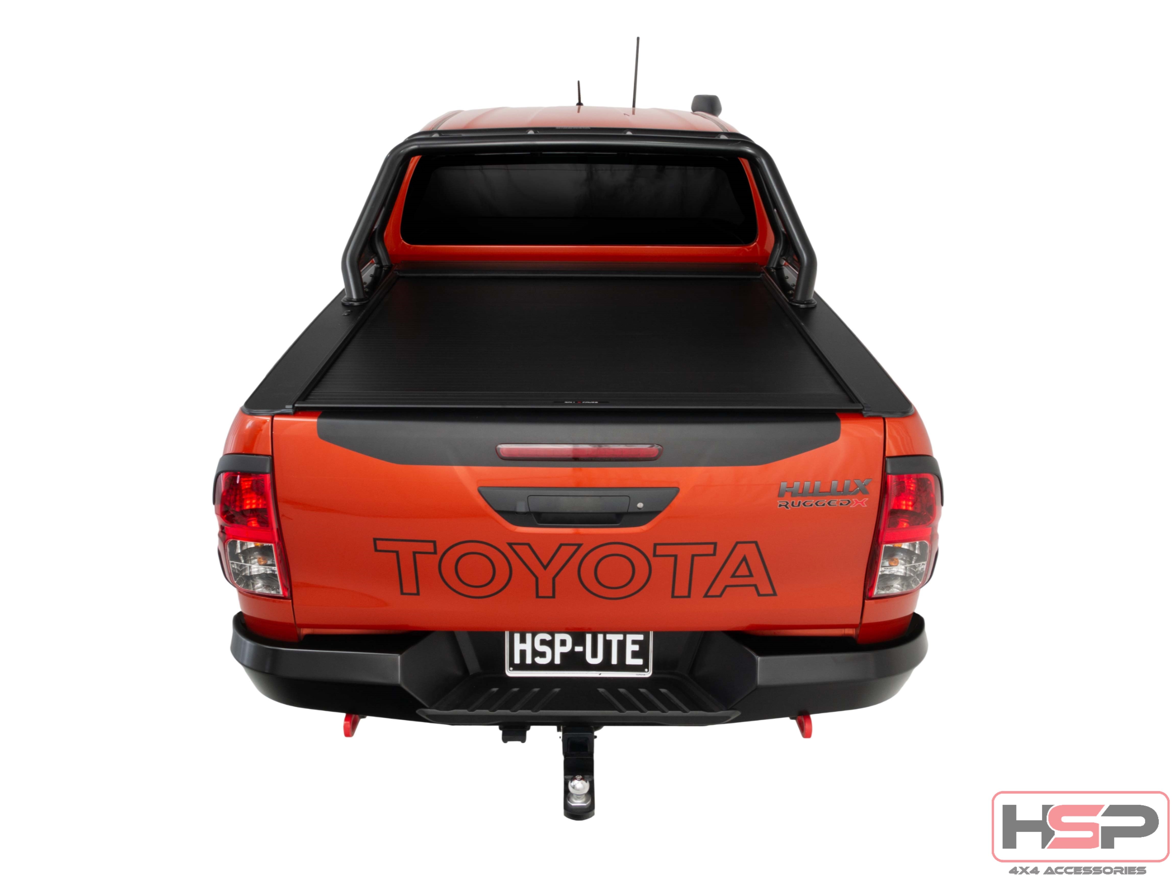 HSP Retractable Tonneau — HSP Retractable Tonneau for Toyota Hilux Revo (A-Deck) — Rugged X Sports Bar