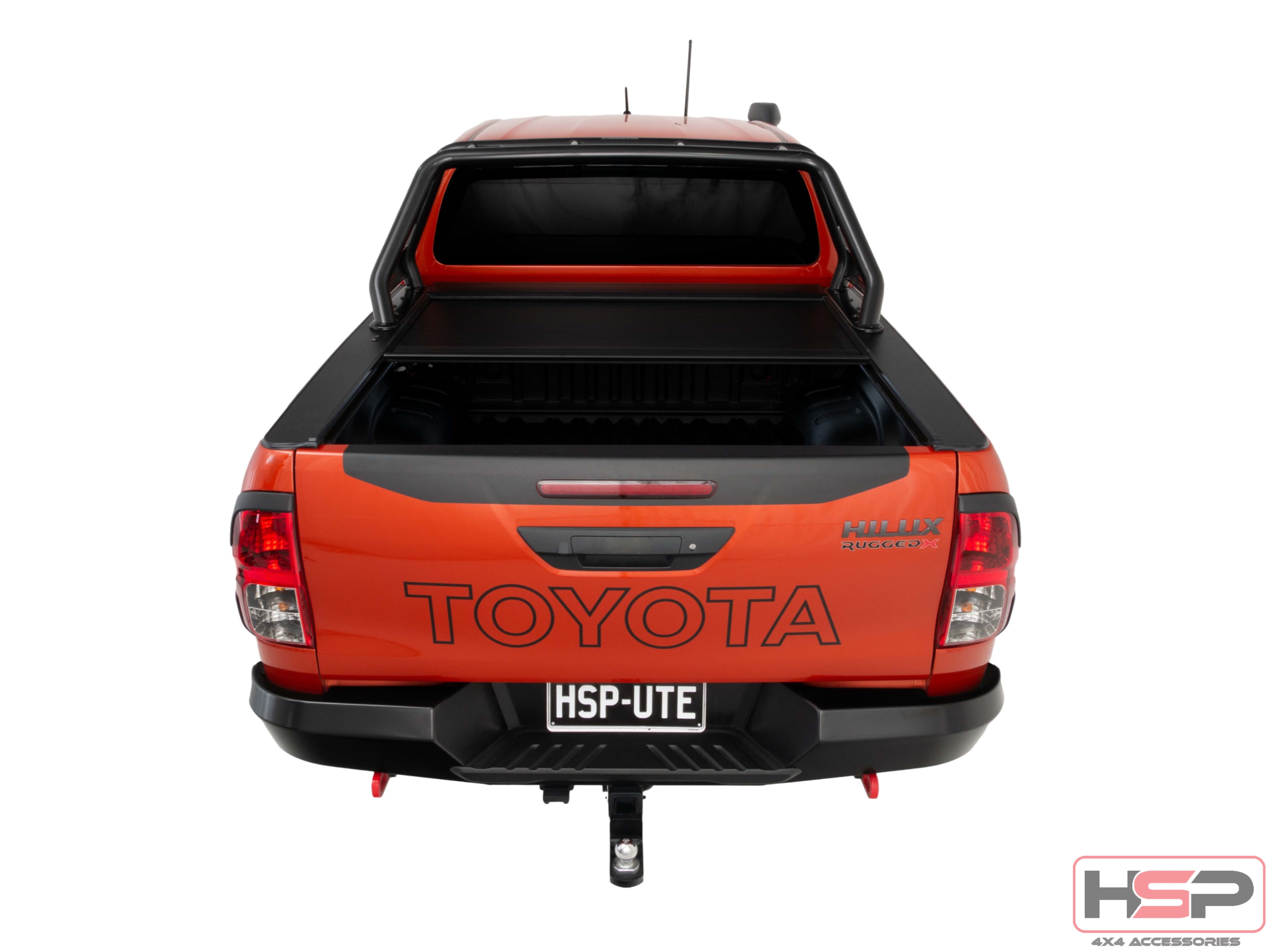 HSP Retractable Tonneau — HSP Retractable Tonneau for Toyota Hilux Revo (A-Deck) — Rugged X Sports Bar