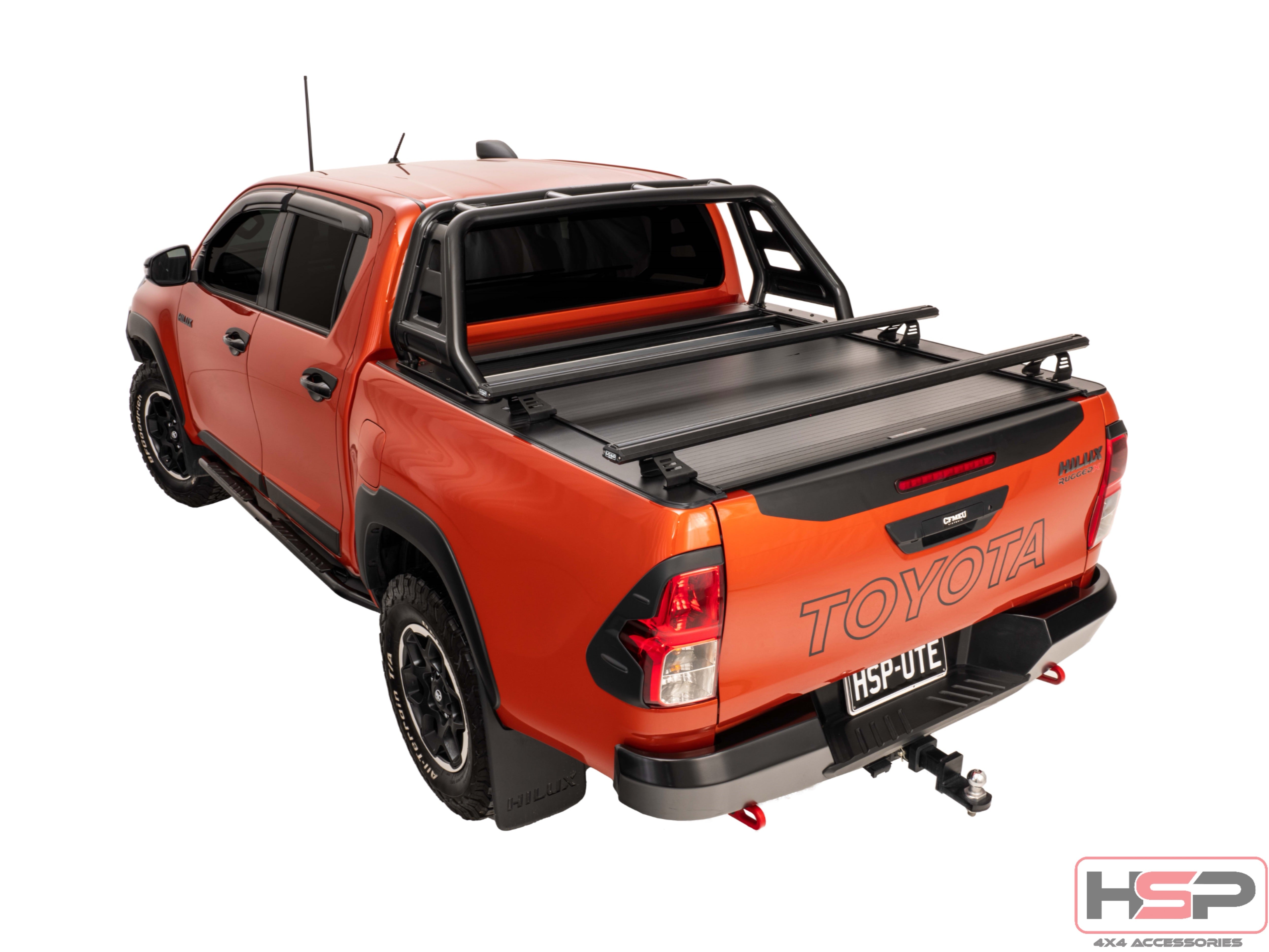 HSP Retractable Tonneau — HSP Retractable Tonneau for Toyota Hilux Revo (A-Deck) — Rugged X Sports Bar