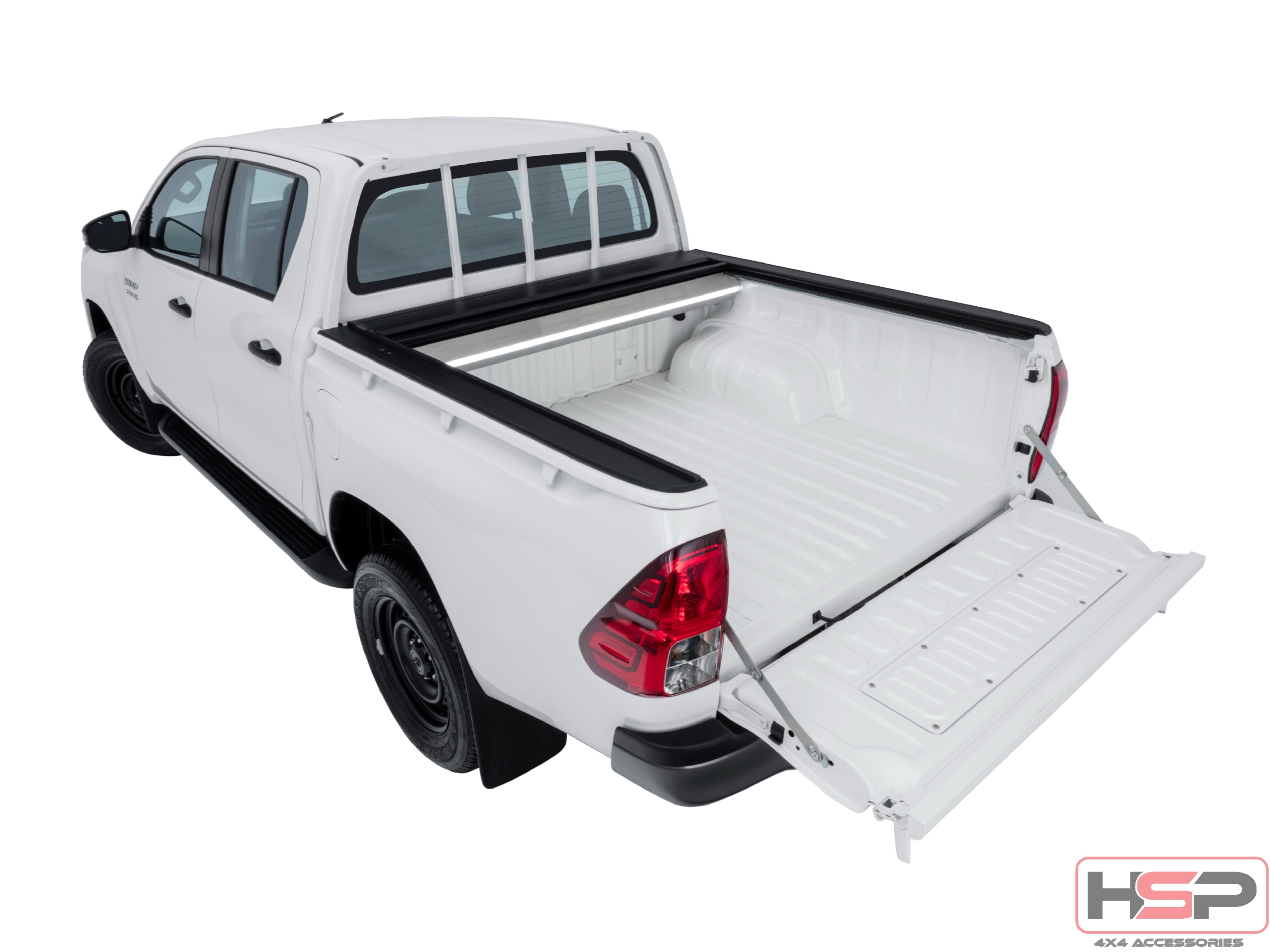 HSP Retractable Tonneau — HSP Retractable Tonneau for Toyota Hilux Revo (J-Deck) — No Sports Bar