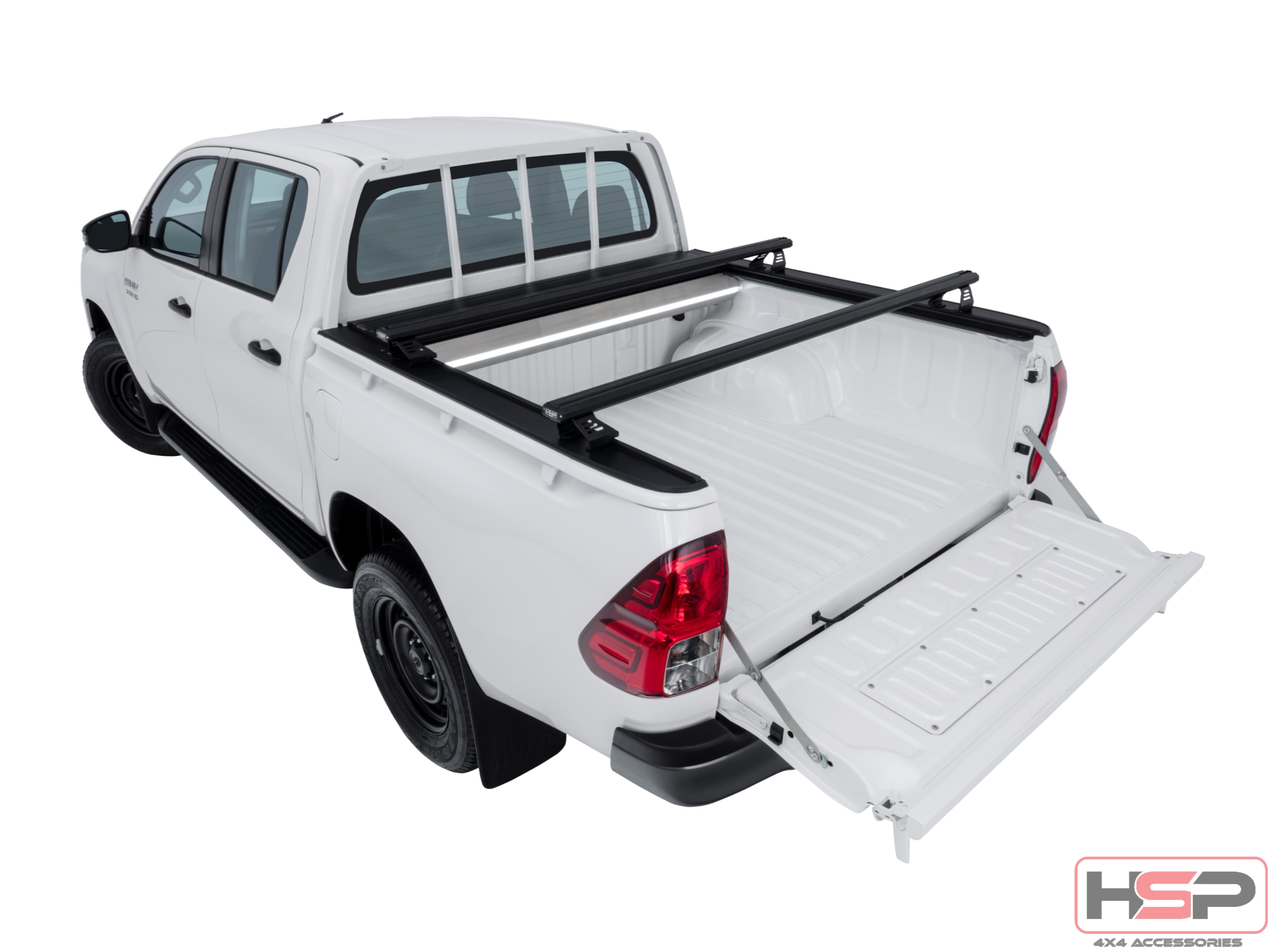 HSP Retractable Tonneau — HSP Retractable Tonneau for Toyota Hilux Revo (J-Deck) — No Sports Bar
