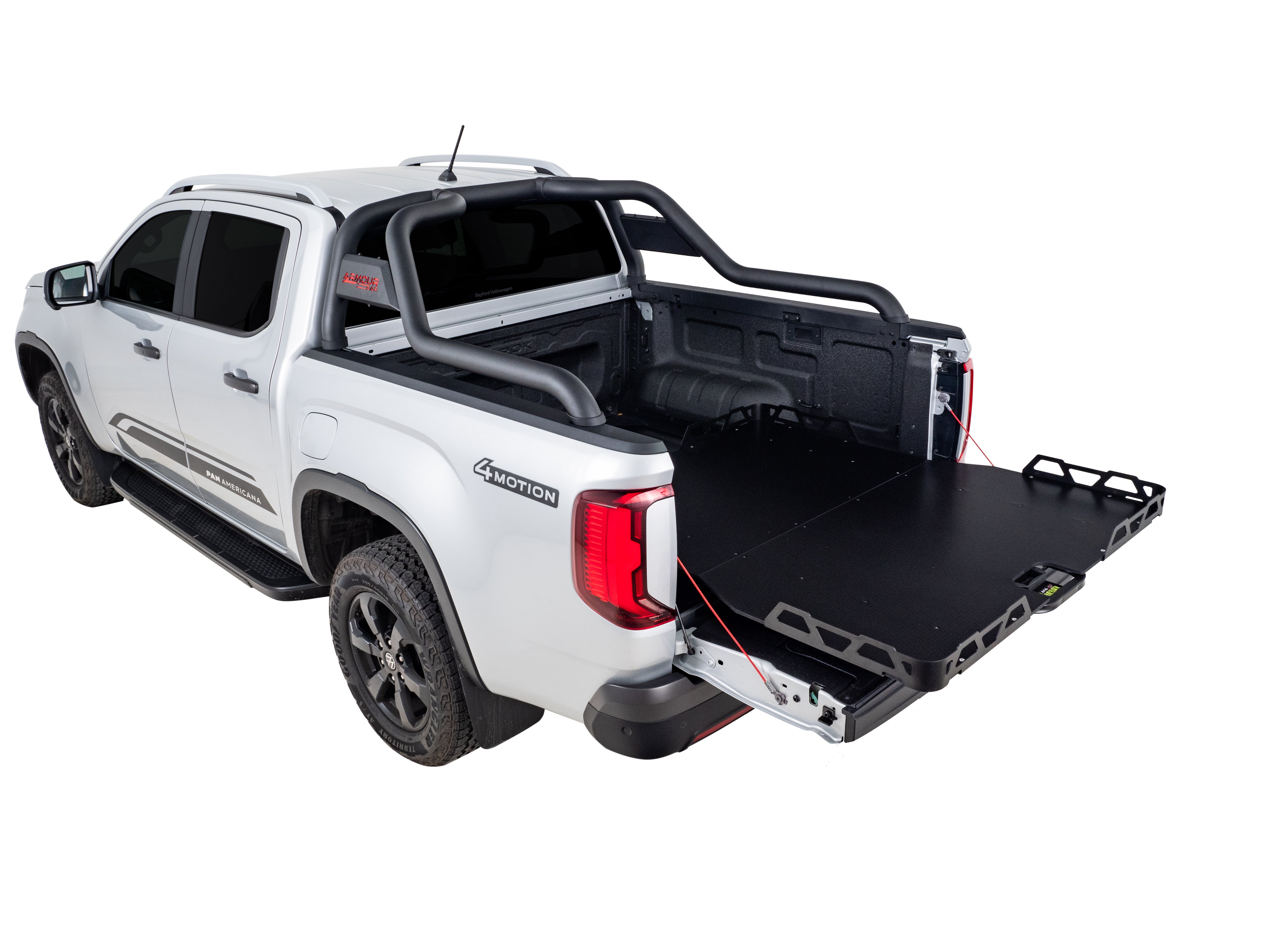 HSP Tub Slide — HSP Tub Slide for VW Amarok NF — No Liner / Spray-On / 5-Piece
