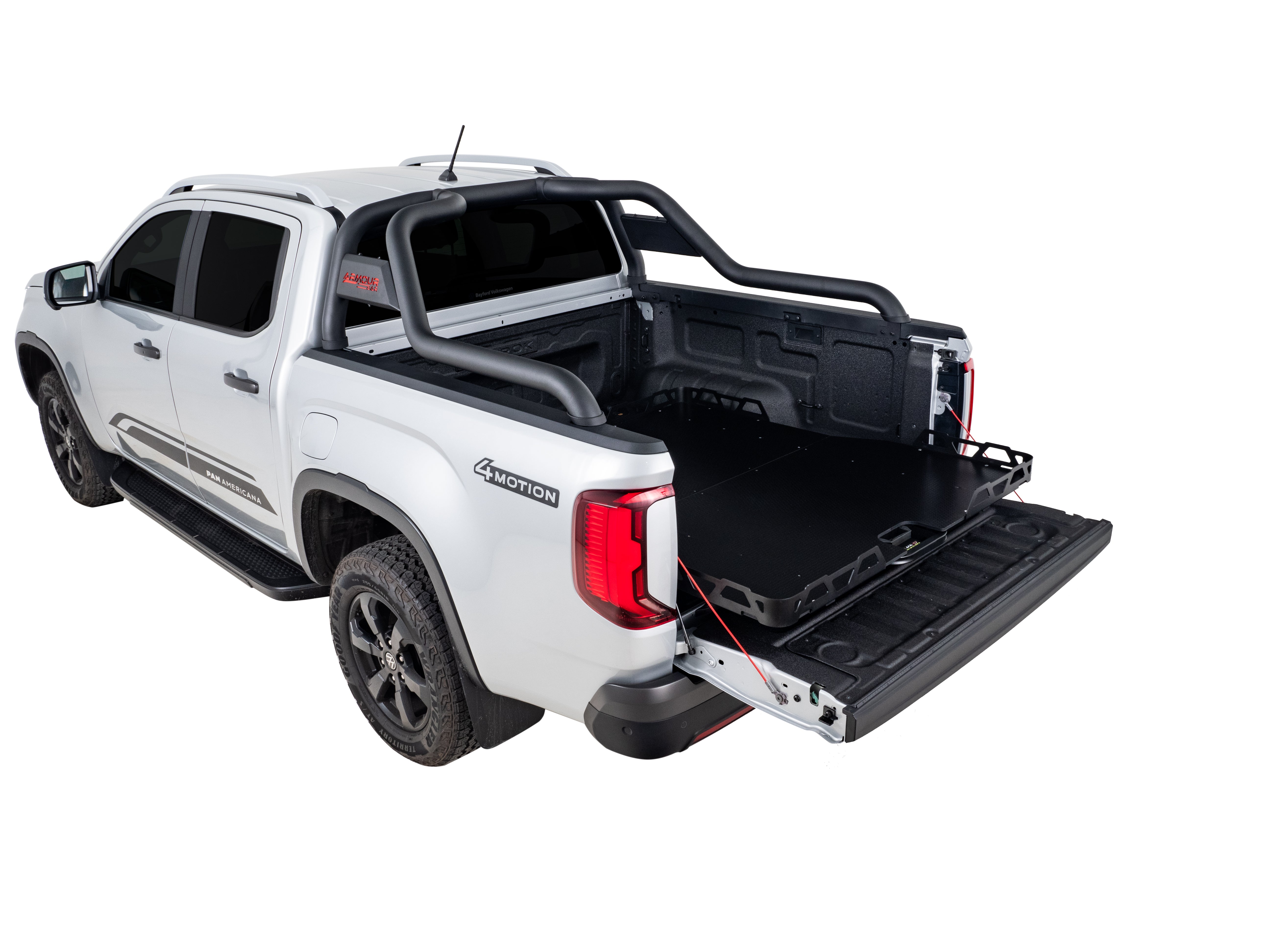 HSP Tub Slide — HSP Tub Slide for VW Amarok NF — No Liner / Spray-On / 5-Piece