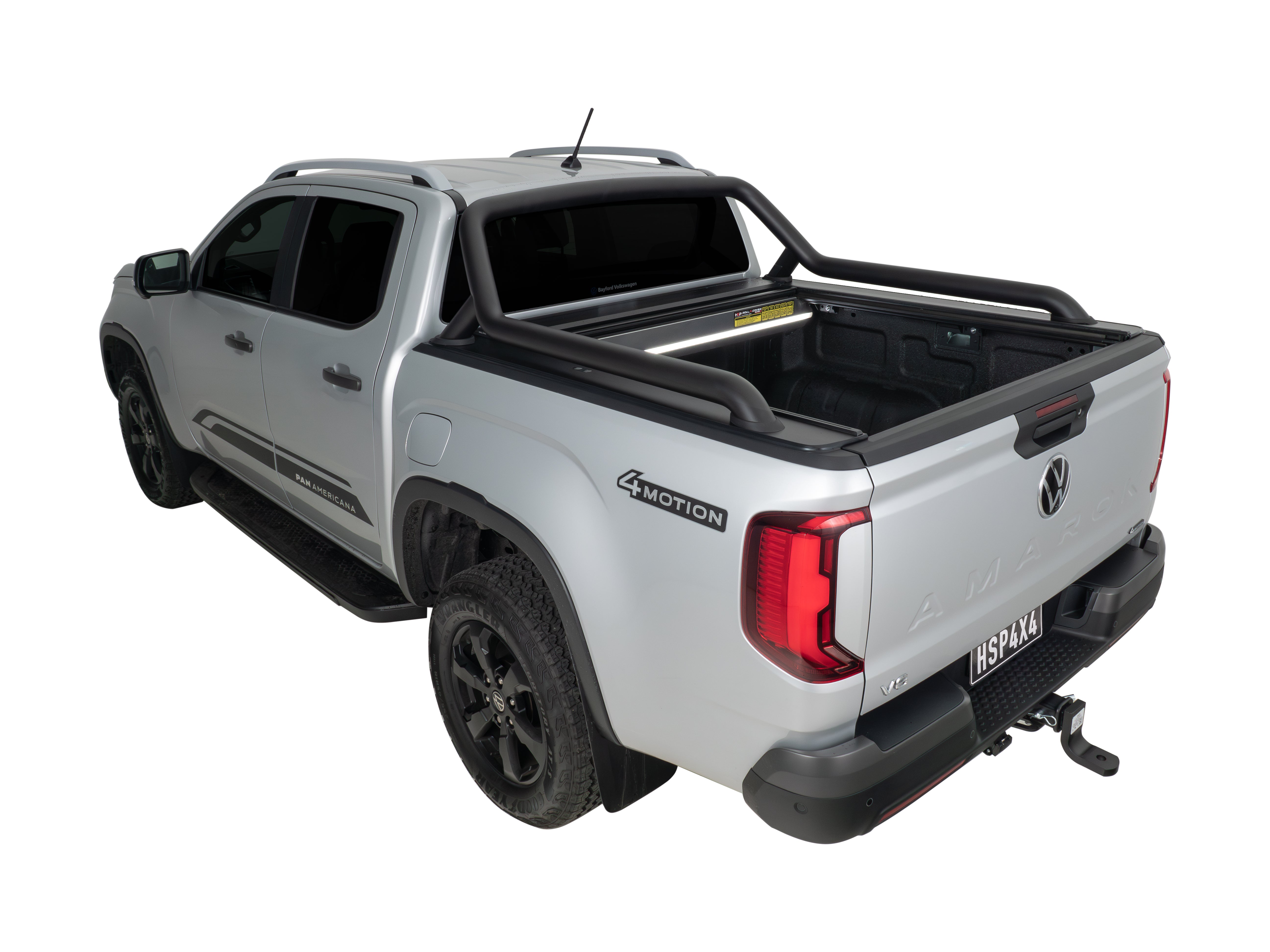 HSP Retractable Tonneau — HSP Retractable Tonneau for VW Amarok NF — Extended Sports Bar