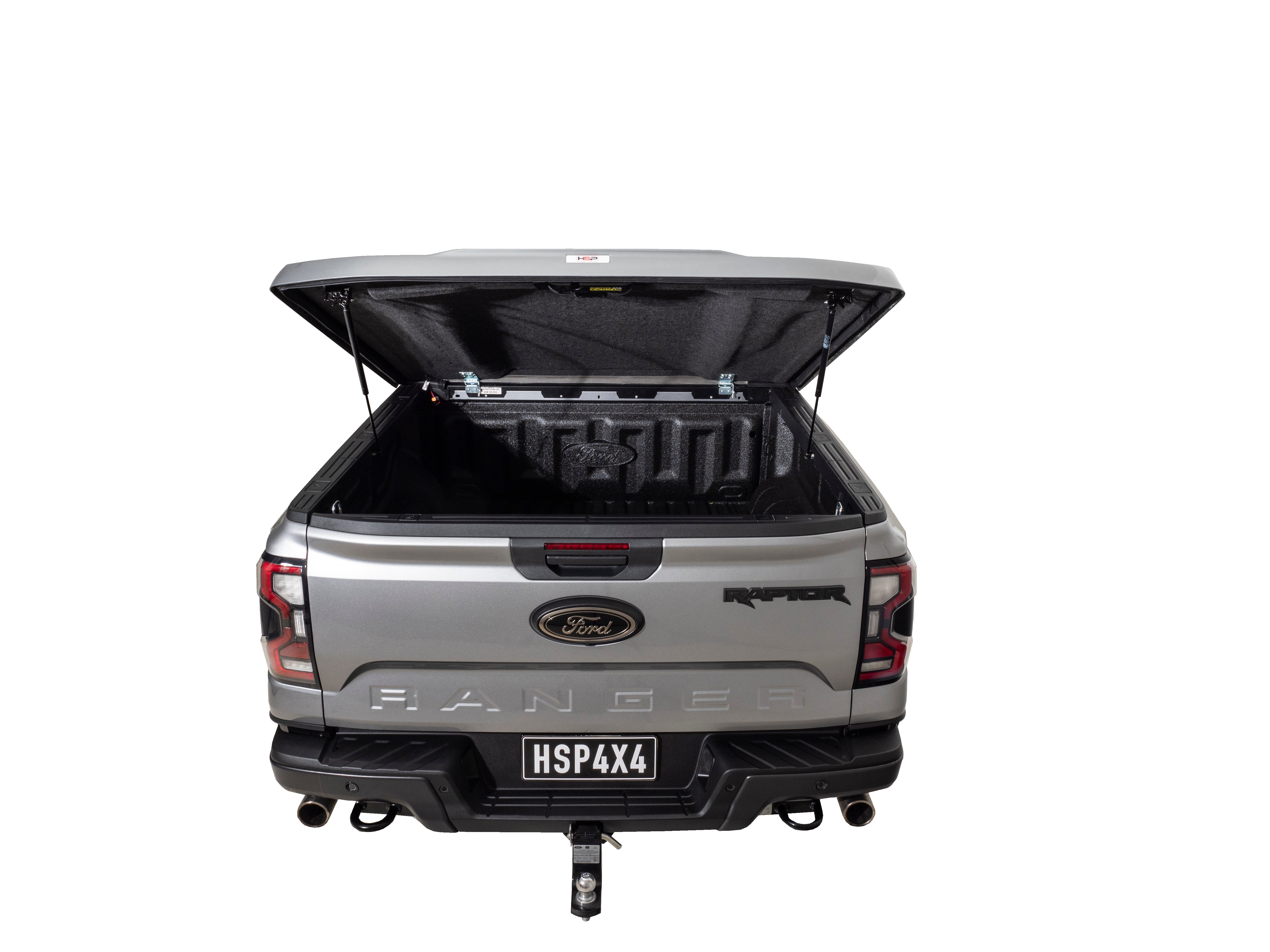 HSP Retractable Tonneau — HSP Retractable Tonneau for Ranger / Raptor Next Gen — Extended Sports Bar