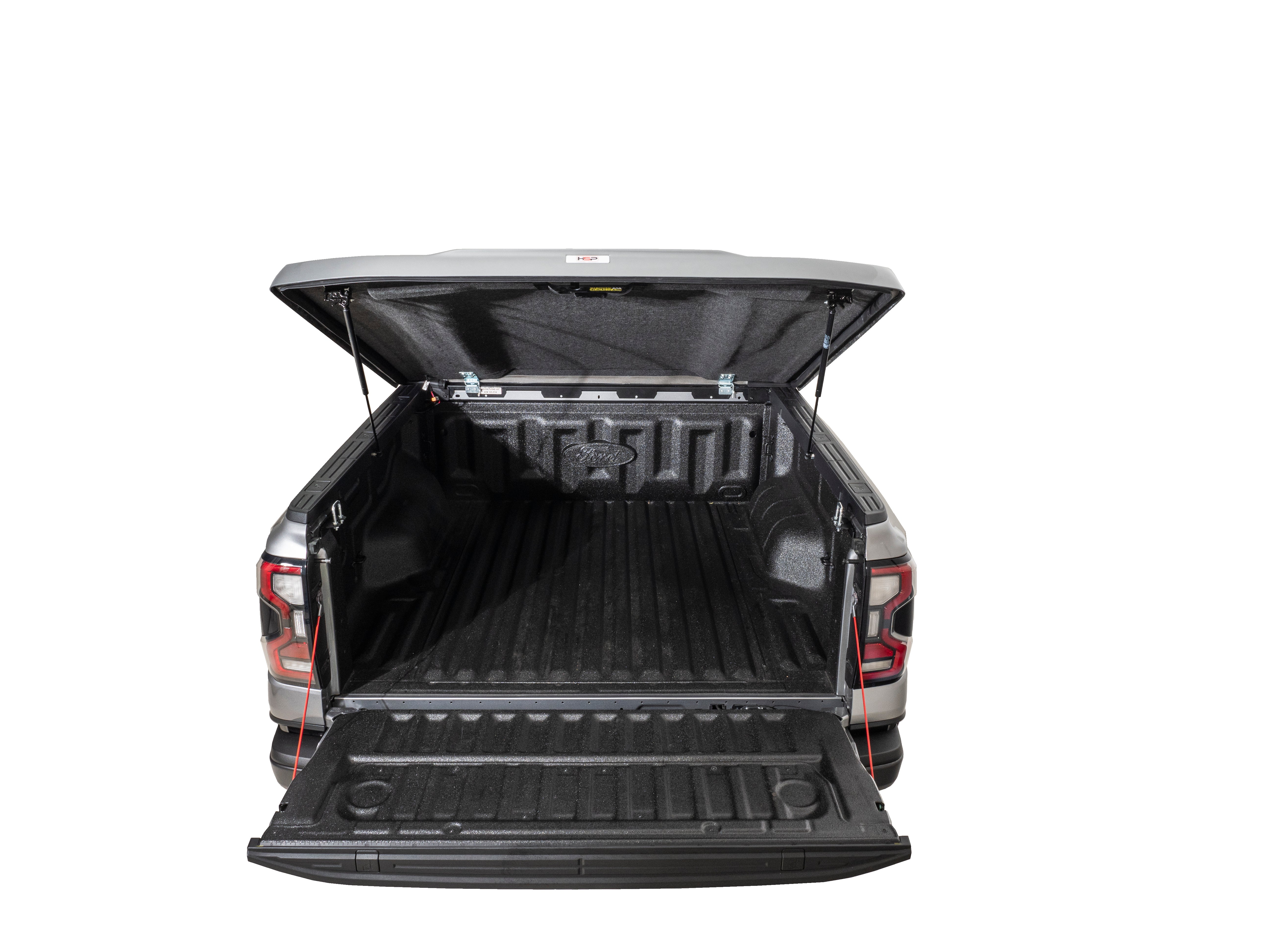 HSP Retractable Tonneau — HSP Retractable Tonneau for Ranger / Raptor Next Gen — Extended Sports Bar