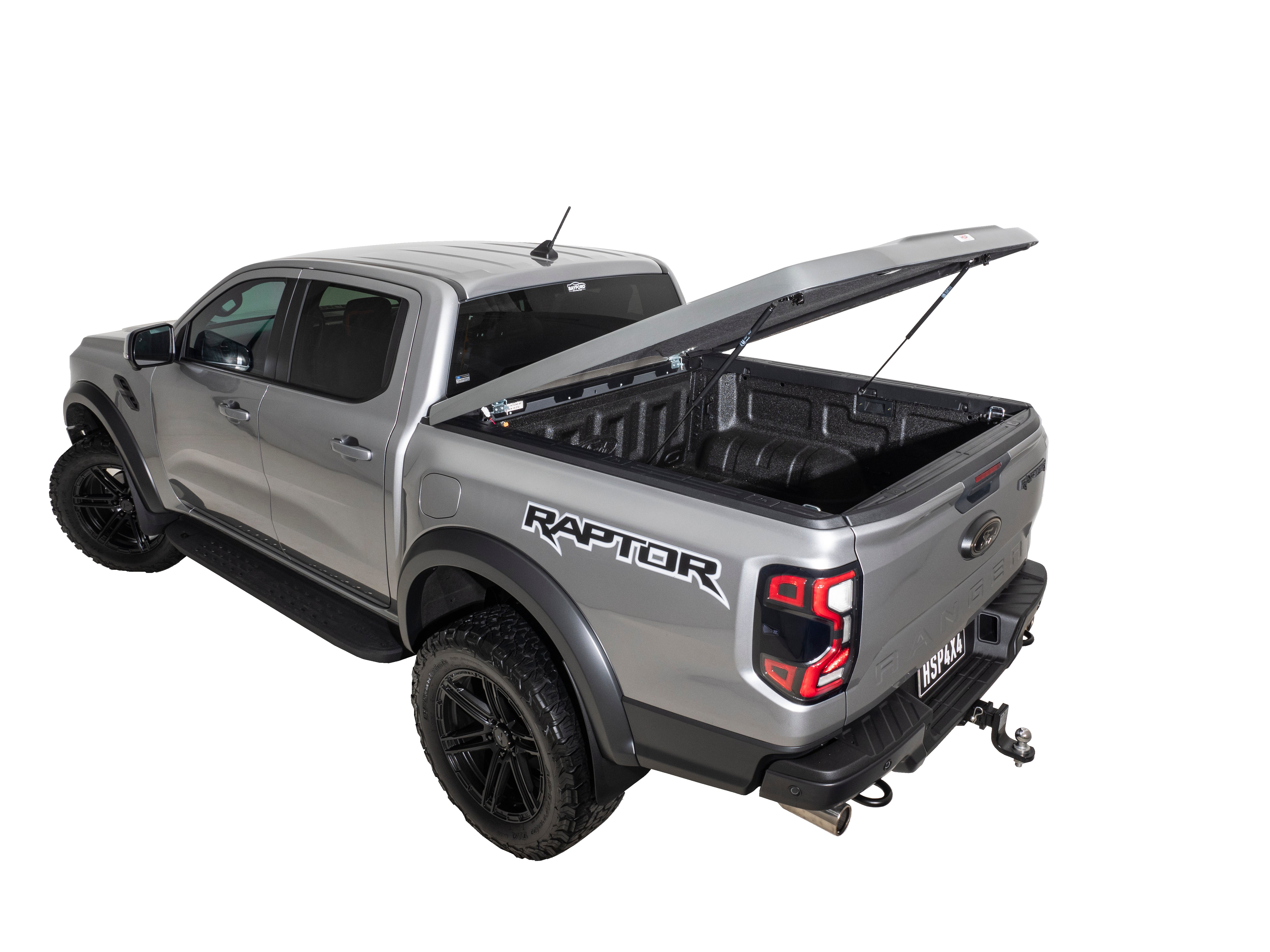 HSP Retractable Tonneau — HSP Retractable Tonneau for Ranger / Raptor Next Gen — Extended Sports Bar