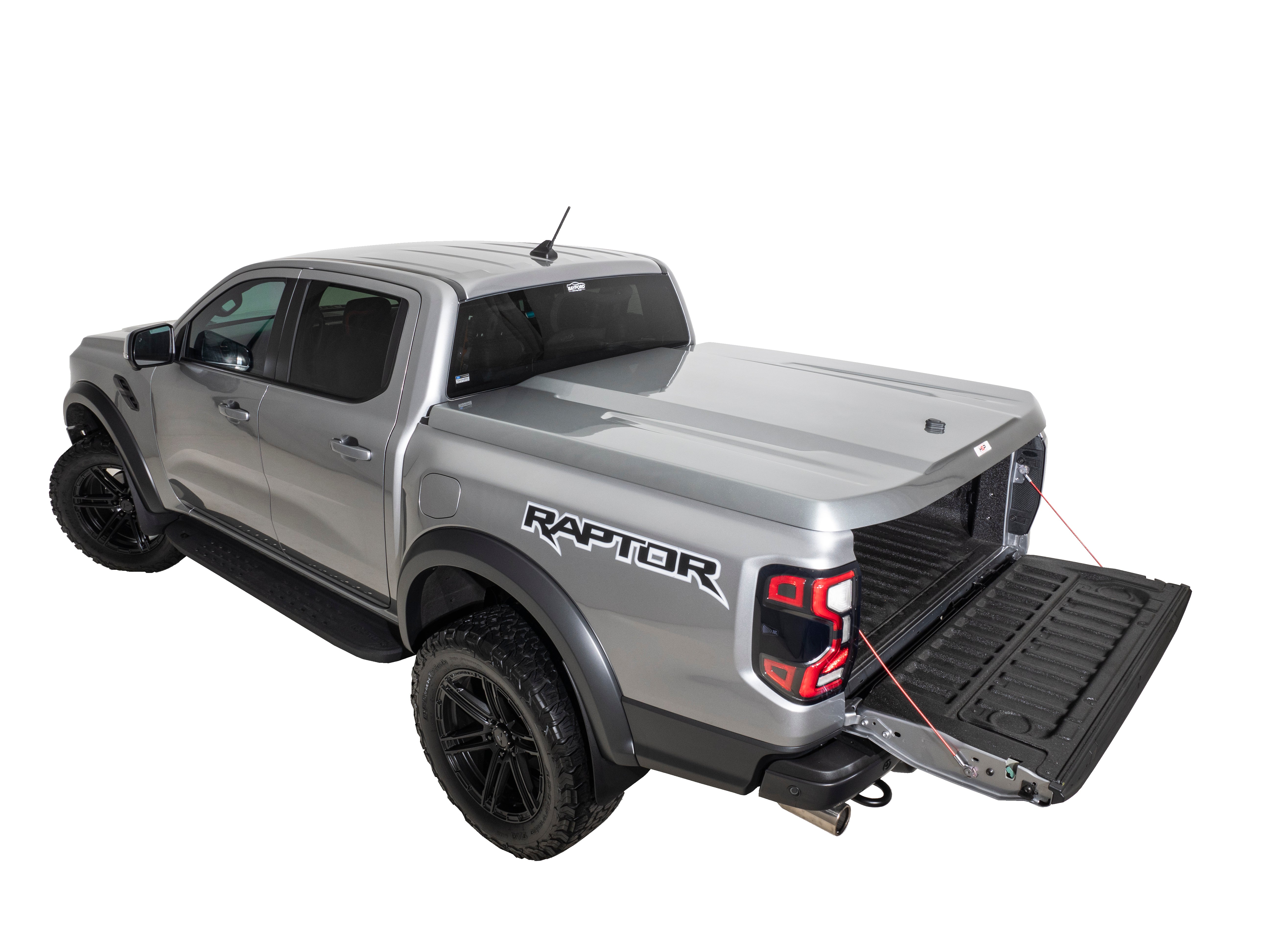 HSP Retractable Tonneau — HSP Retractable Tonneau for Ranger / Raptor Next Gen — Extended Sports Bar