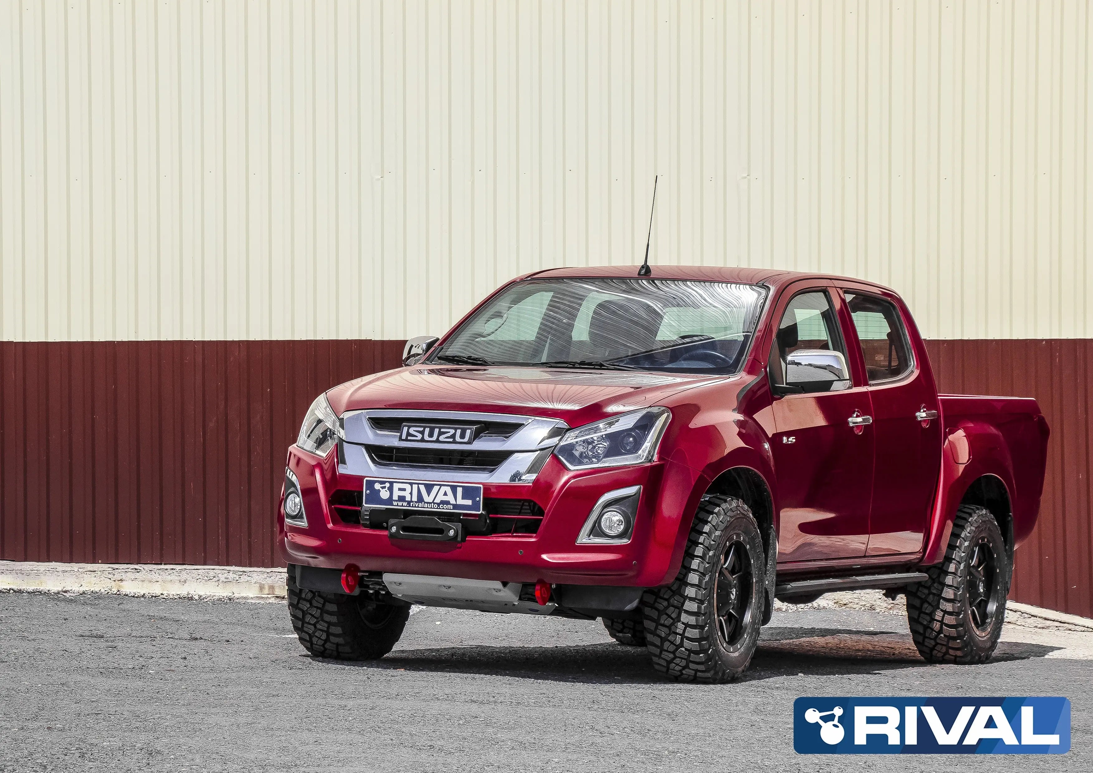 Hidden Winch Mount for Isuzu D-Max (2017-2020) + Fitting Kit RIVAL