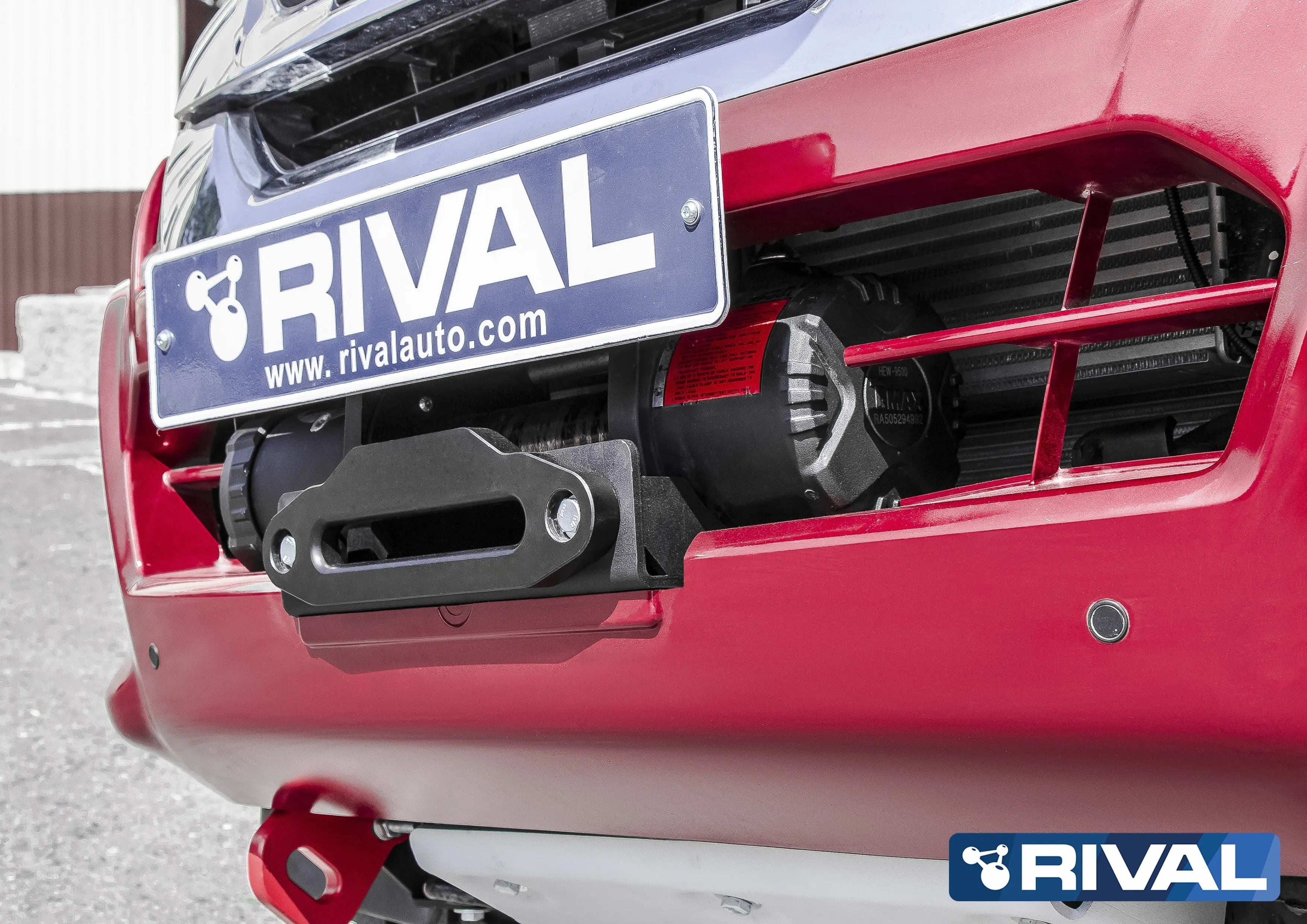 Hidden Winch Mount for Isuzu D-Max (2017-2020) + Fitting Kit RIVAL
