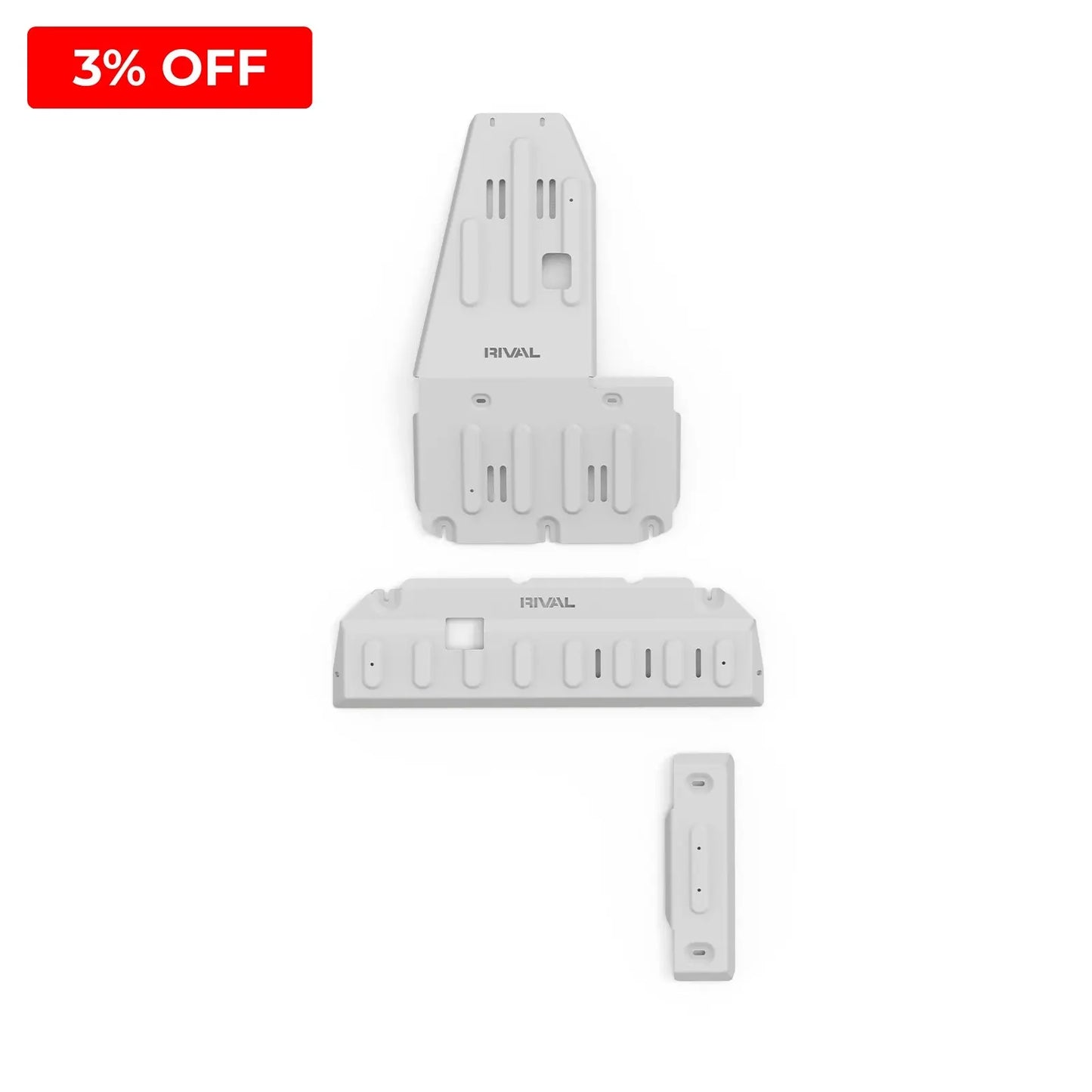 Ineos Grenadier (2023–Present) 4x4 Transfer Case Bash Plate – Aluminium + Fitting Kit RIVAL