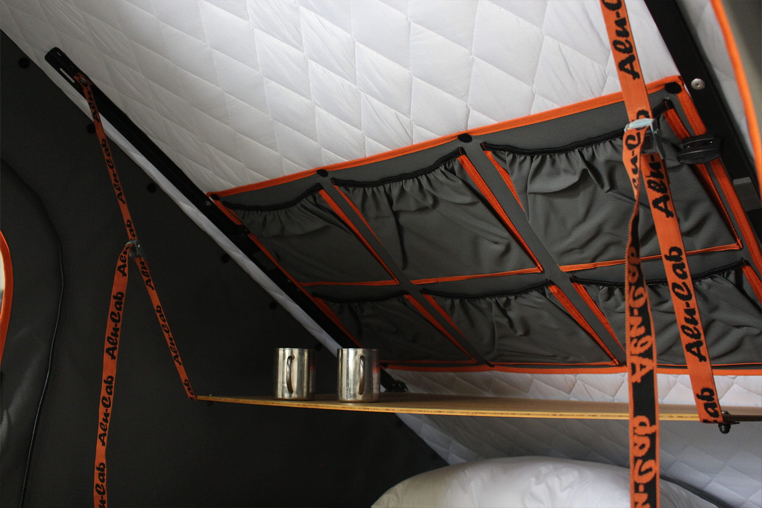 Alu-Cab Interior Roof Drop Down Table — genuine product, Rival 4x4 Australia