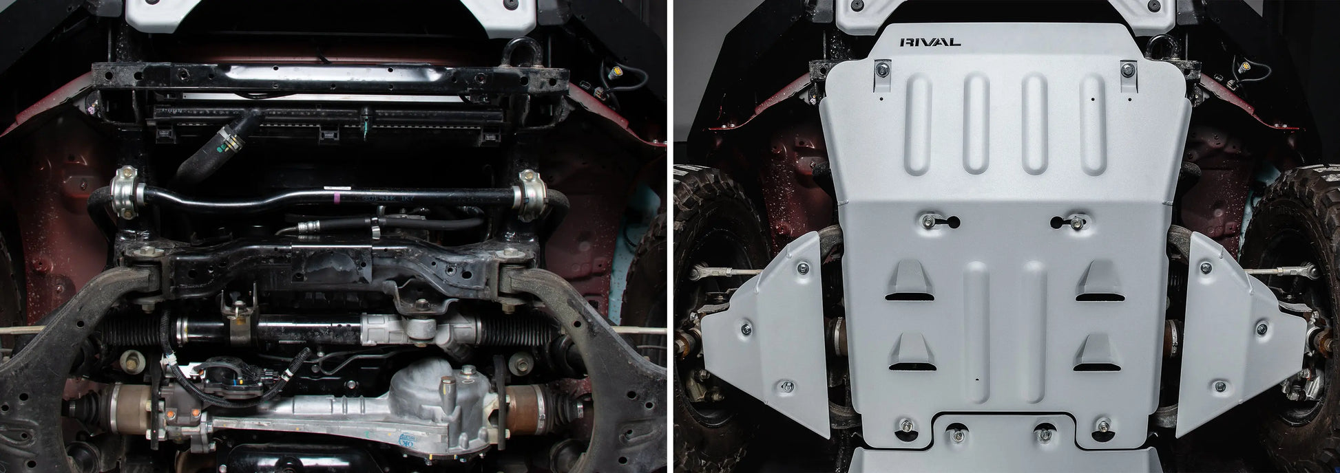 Isuzu D-Max / Mazda BT-50 (2021–Present) 4x4 Engine Bash Plate – Aluminium RIVAL 4x4 Australia