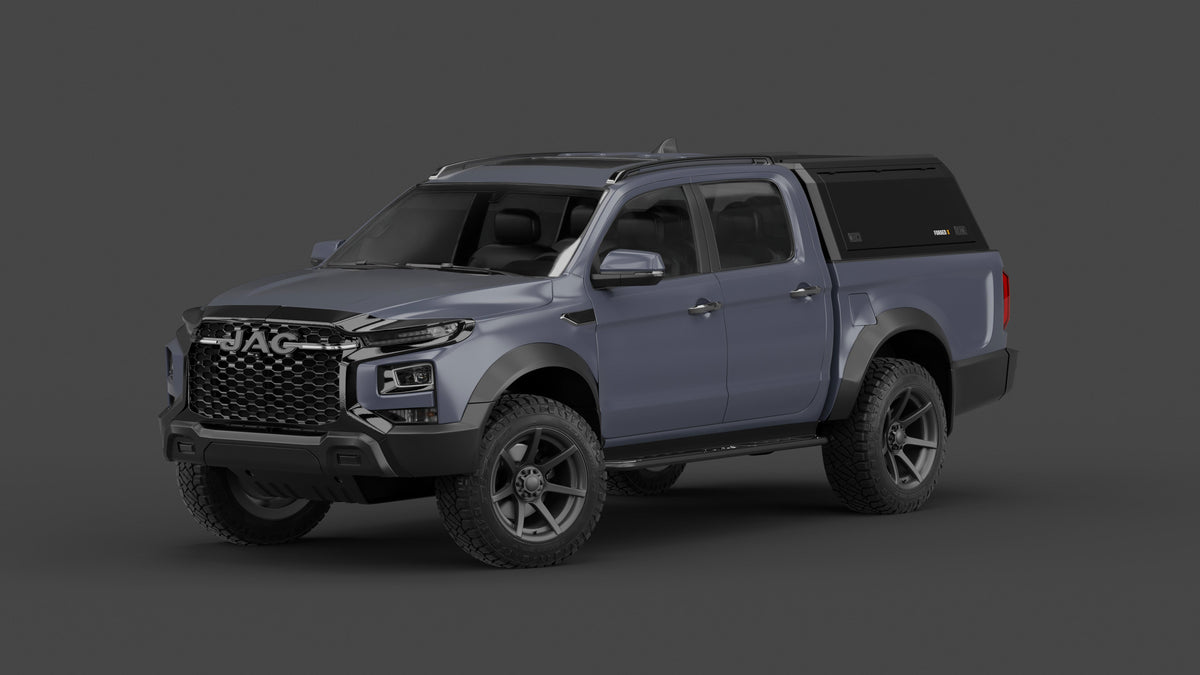 ForgedX Aluminium Ute Canopy - to suit JAC T9 2024-on - RIVAL 4x4 Australia