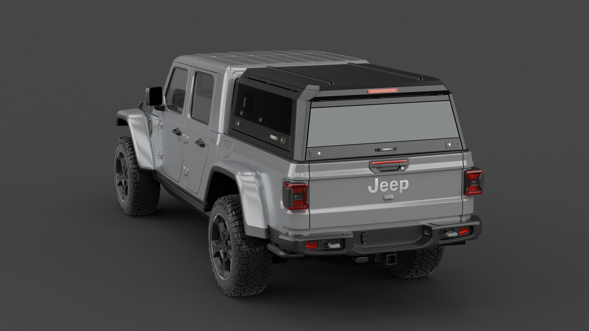 ForgedX Aluminium Ute Canopy - to suit Jeep Gladiator JT 2020-on - RIVAL 4x4 Australia