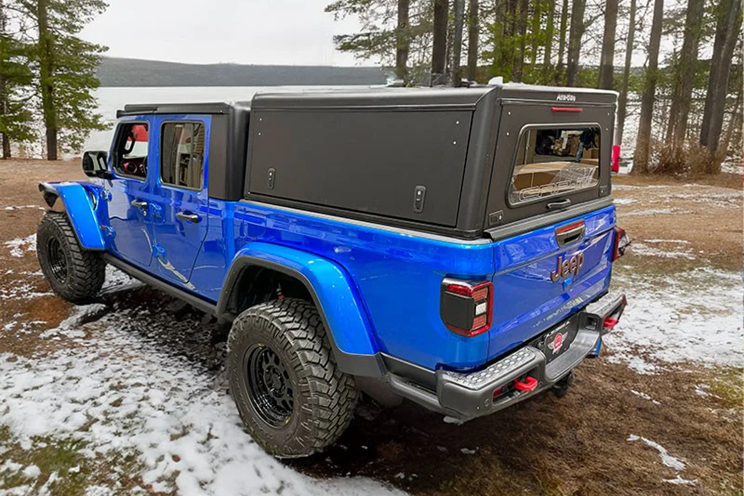 Alu-Cab Explorer Canopy for Jeep Gladiator fitted to Jeep Gladiator — Rival 4x4 Australia