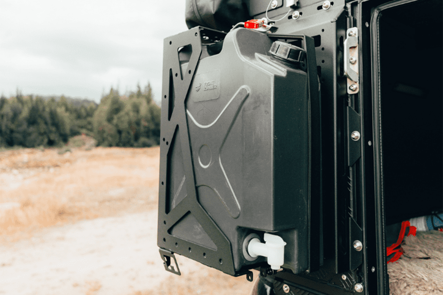 Alu-Cab Jerry Can Holder — genuine product, Rival 4x4 Australia