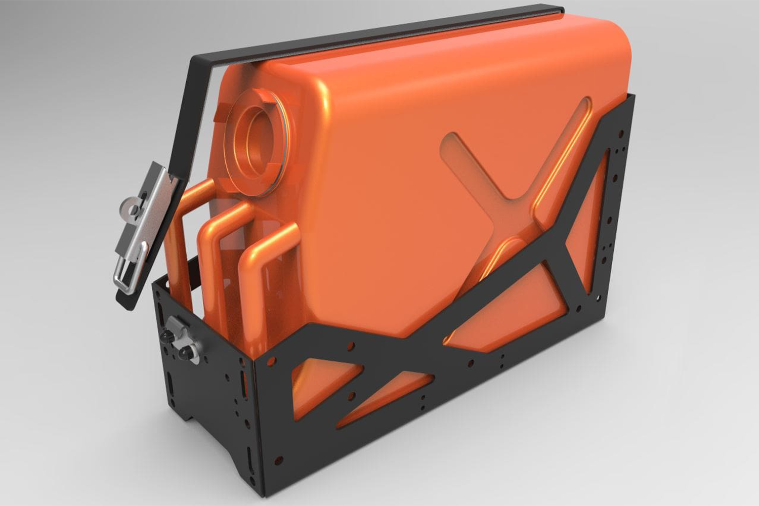 Alu-Cab Jerry Can Holder — genuine product, Rival 4x4 Australia