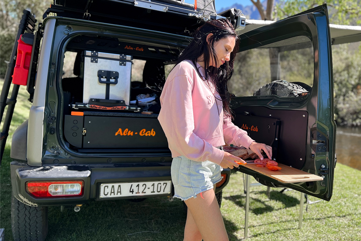 Alu-Cab Jimny Drawer System fitted to Suzuki Jimny — Rival 4x4 Australia