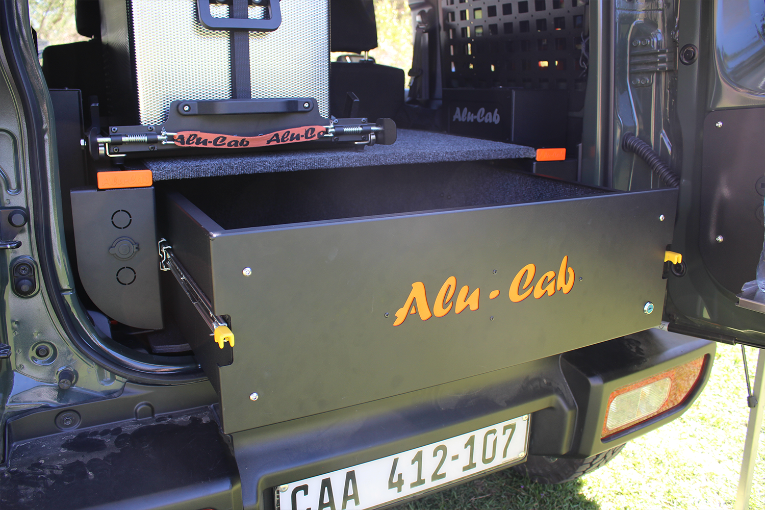 Alu-Cab Jimny Drawer System fitted to Suzuki Jimny — Rival 4x4 Australia