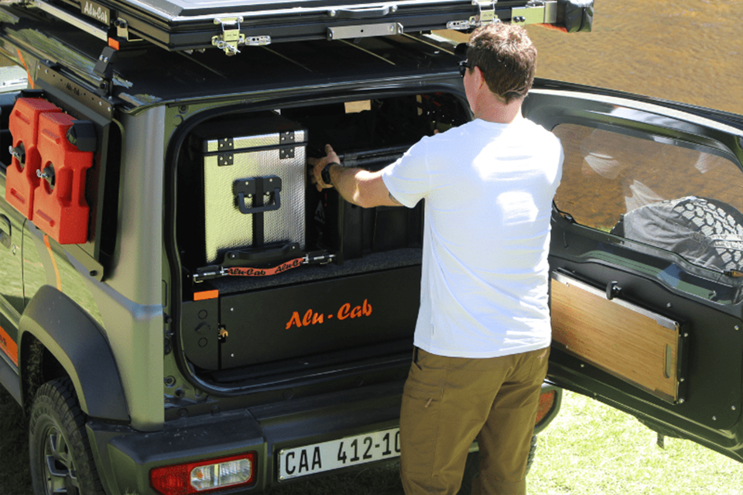Alu-Cab Jimny Drawer System fitted to Suzuki Jimny — Rival 4x4 Australia