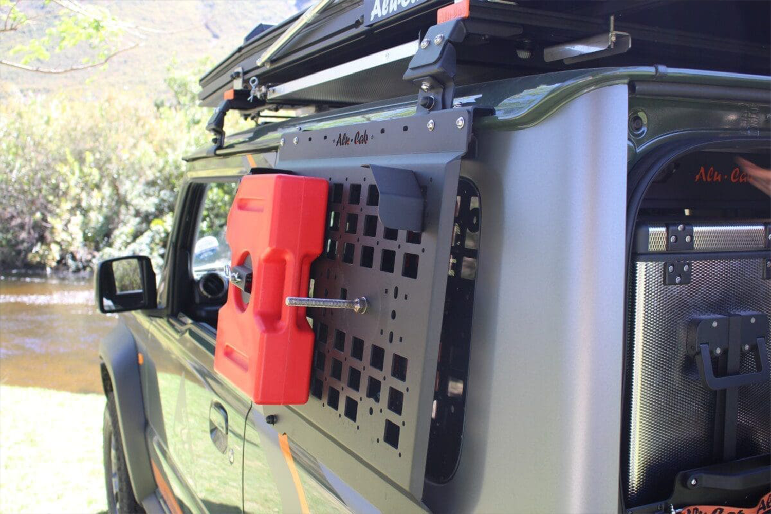 Alu-Cab Jimny Jerry Cans fitted to Suzuki Jimny — Rival 4x4 Australia