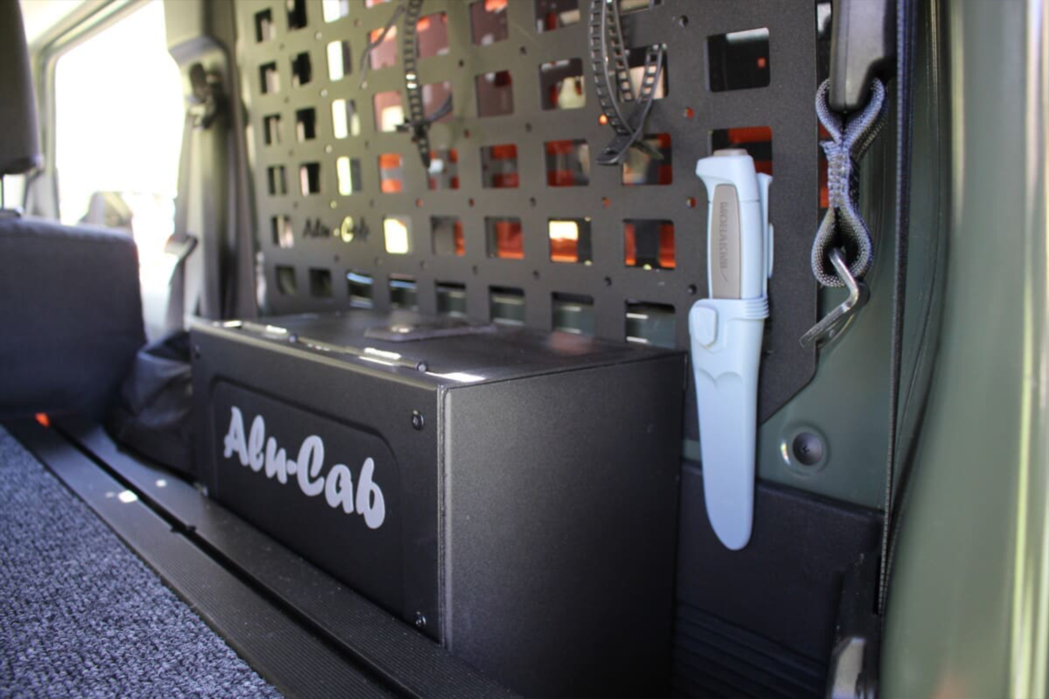 Alu-Cab Jimny Lockable Storage Boxes fitted to Suzuki Jimny — Rival 4x4 Australia