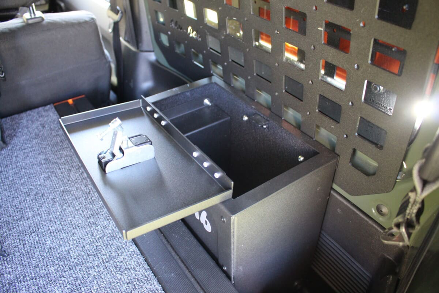 Alu-Cab Jimny Lockable Storage Boxes fitted to Suzuki Jimny — Rival 4x4 Australia