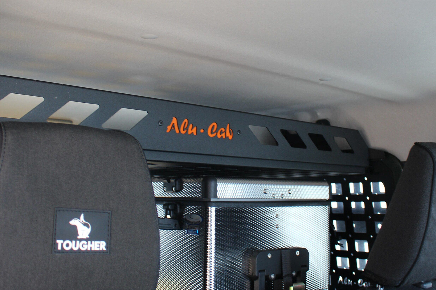 Alu-Cab Jimny In-Cabin Cargo Rack fitted to Suzuki Jimny — Rival 4x4 Australia