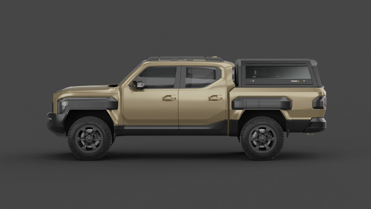 ForgedX Aluminium Ute Canopy - to suit Kia Tasman 2025-on - RIVAL 4x4 Australia