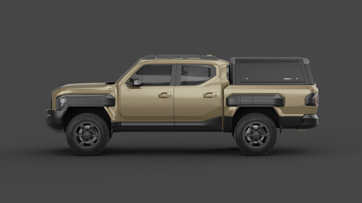 ForgedX Aluminium Ute Canopy - to suit Kia Tasman 2025-on - RIVAL 4x4 Australia