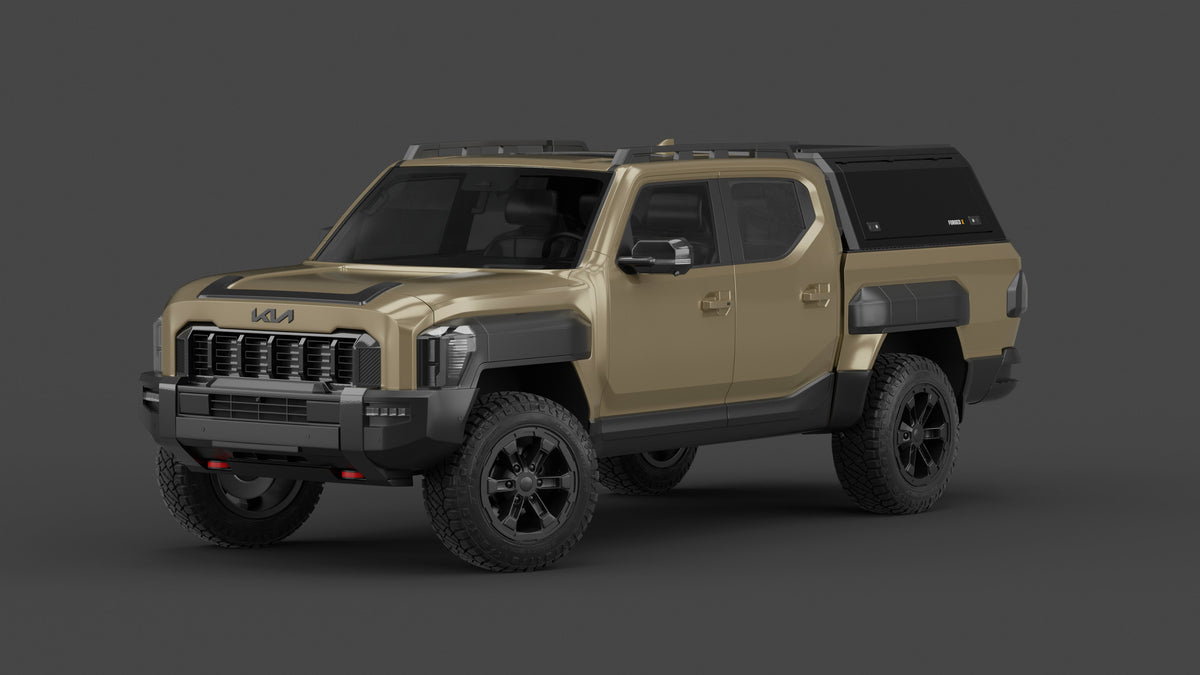 ForgedX Aluminium Ute Canopy - to suit Kia Tasman 2025-on - RIVAL 4x4 Australia