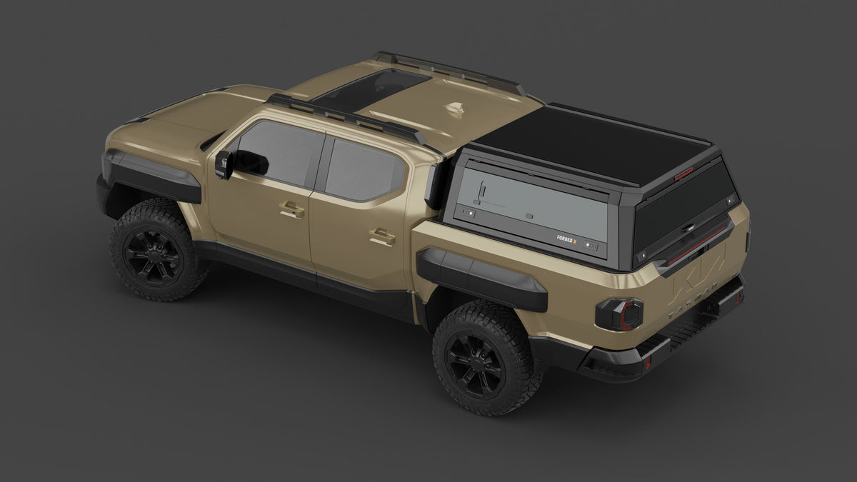 ForgedX Aluminium Ute Canopy - to suit Kia Tasman 2025-on - RIVAL 4x4 Australia