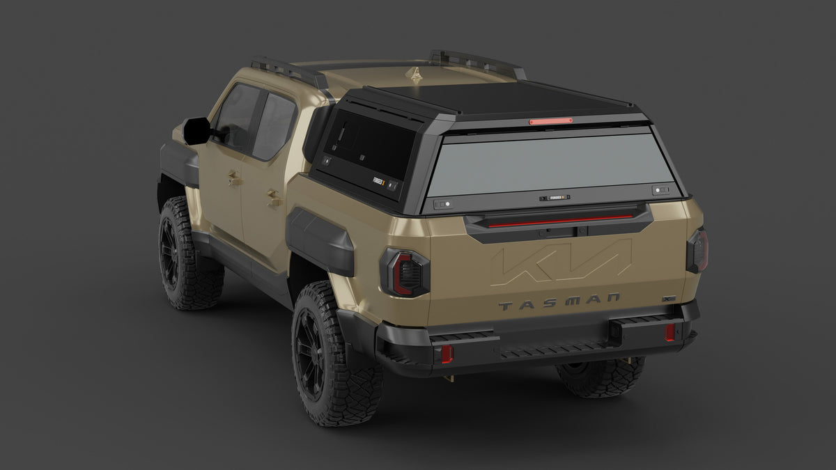 ForgedX Aluminium Ute Canopy - to suit Kia Tasman 2025-on - RIVAL 4x4 Australia