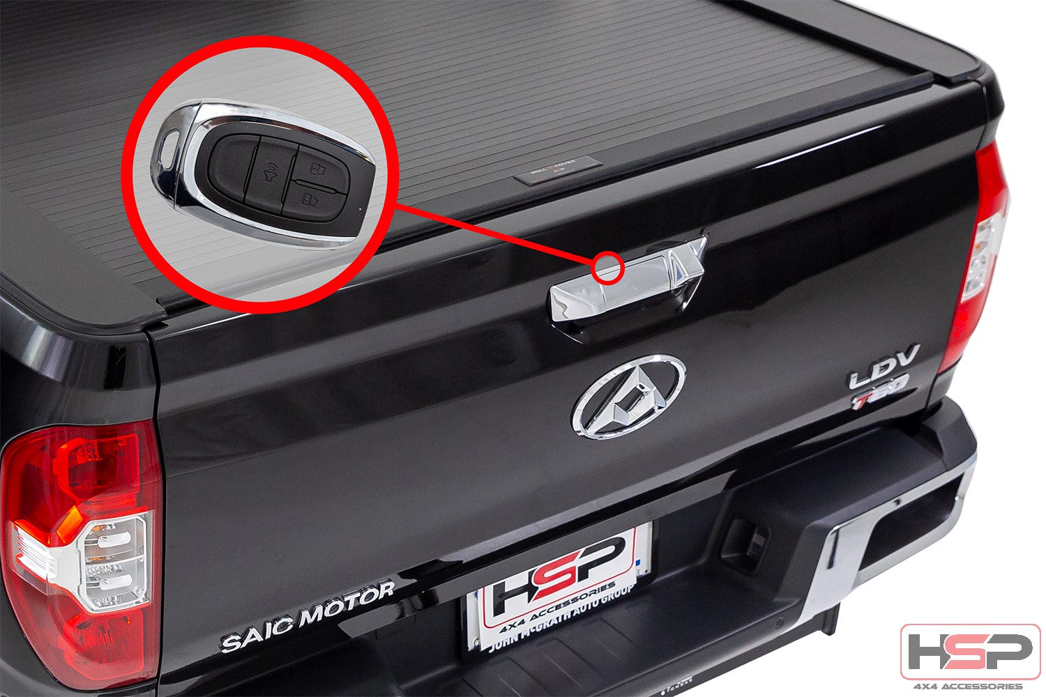 HSP Tailgate Lock — HSP Tailgate Lock for LDV T60 Mega Tub — Mega Tub