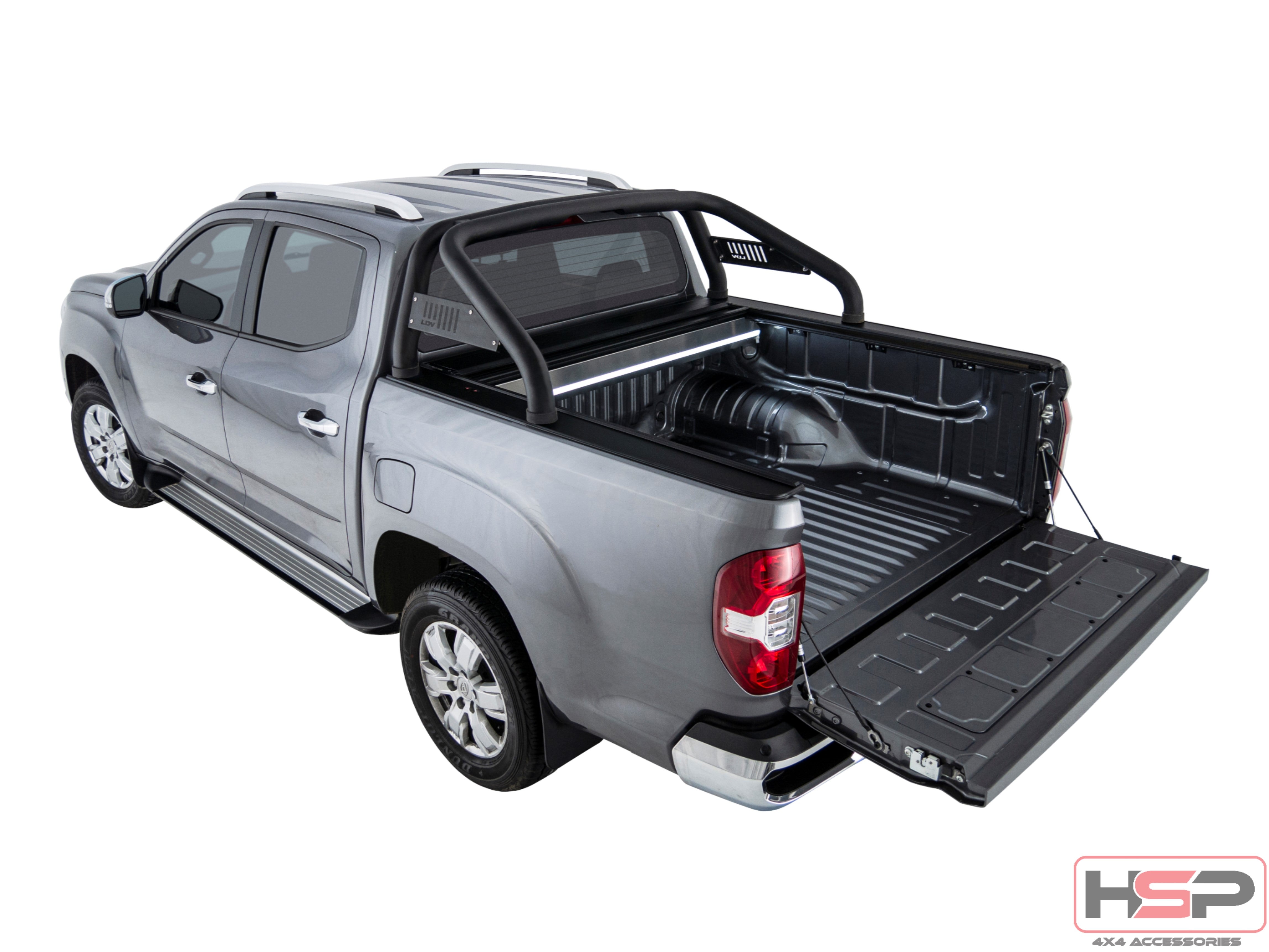 HSP Retractable Tonneau — HSP Retractable Tonneau for LDV T60 — A-Frame Sports Bar