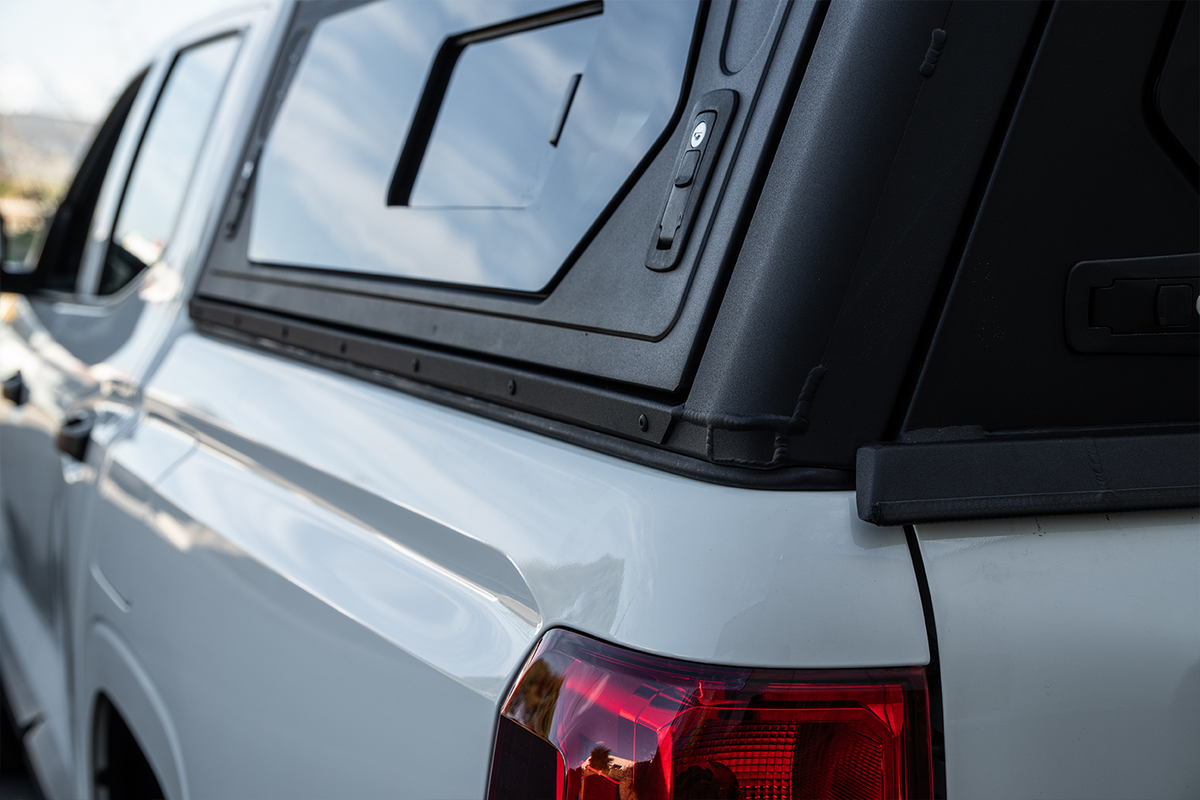 Alu-Cab Contour Canopy for Mitsubishi MV Triton fitted to Mitsubishi Triton — Rival 4x4 Australia