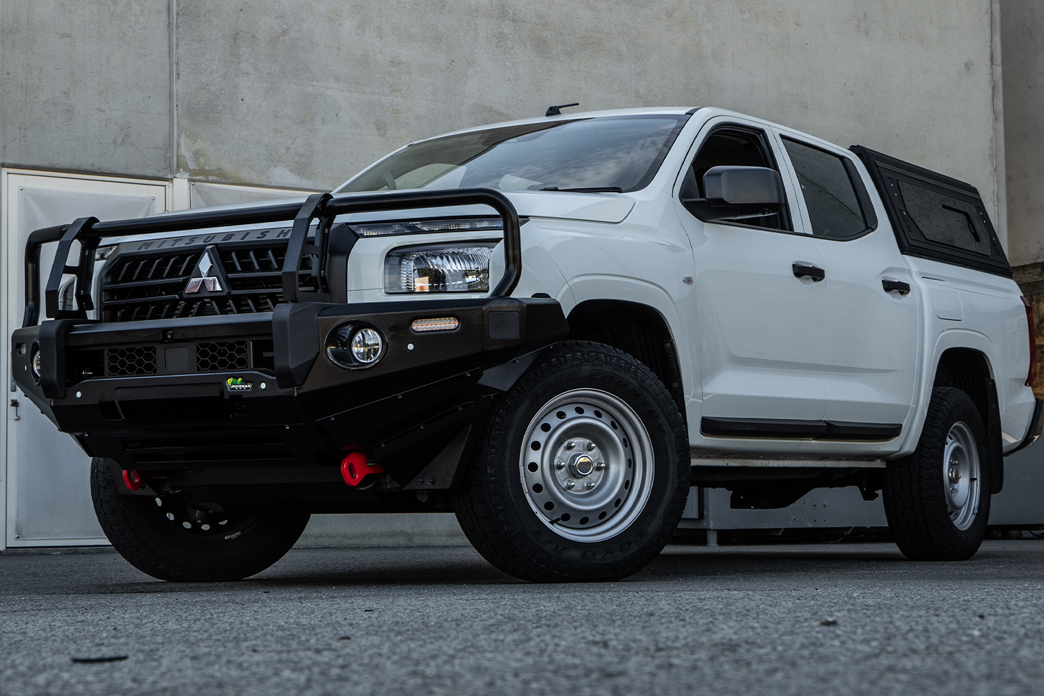 Alu-Cab Contour Canopy for Mitsubishi MV Triton fitted to Mitsubishi Triton — Rival 4x4 Australia