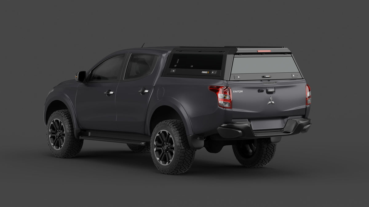 ForgedX Aluminium Ute Canopy - to suit Mitsubishi Triton MQ 2015-2018 - RIVAL 4x4 Australia
