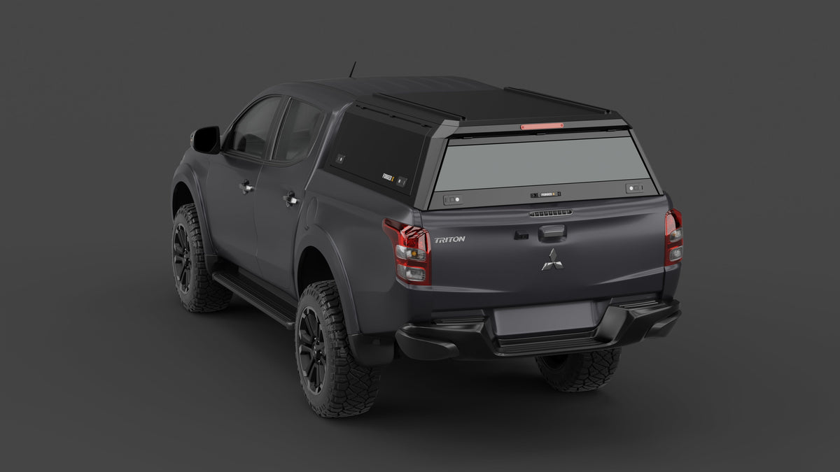 ForgedX Aluminium Ute Canopy - to suit Mitsubishi Triton MQ 2015-2018 - RIVAL 4x4 Australia