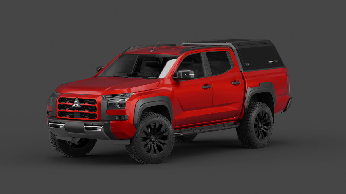ForgedX Aluminium Ute Canopy - to suit Mitsubishi Triton MV 2024-on - RIVAL 4x4 Australia
